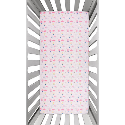 Winter Bed Sheet Sky Pink