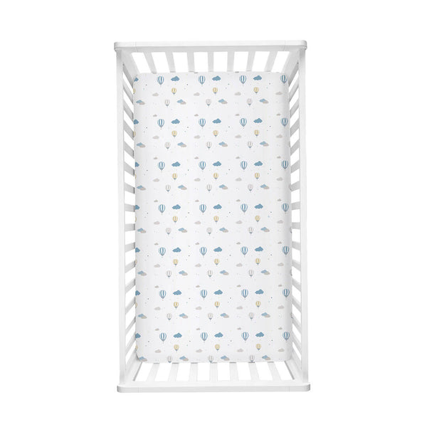 2 Cotbed Fitted Sheets 140x70 cm