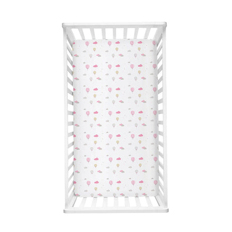 2 Cotbed Fitted Sheets 140x70 cm