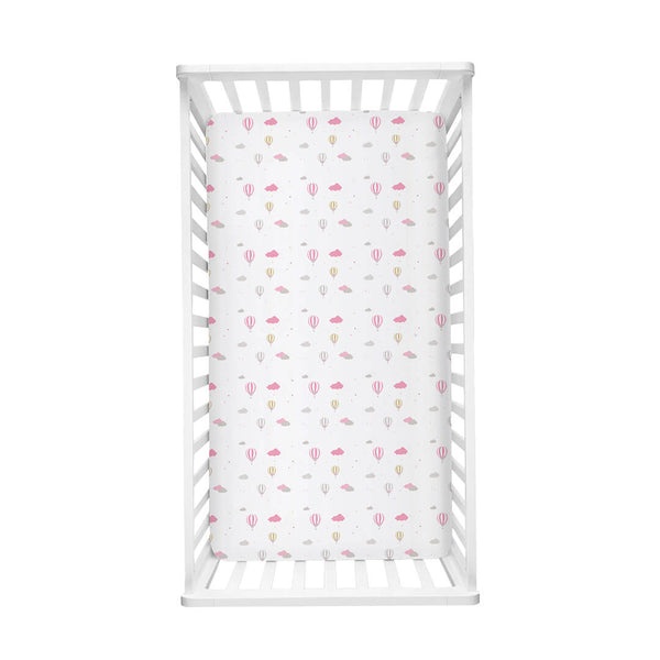 2 Cotbed Fitted Sheets 140x70 cm