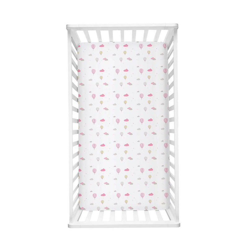 2 Cotbed Fitted Sheets 140x70 cm