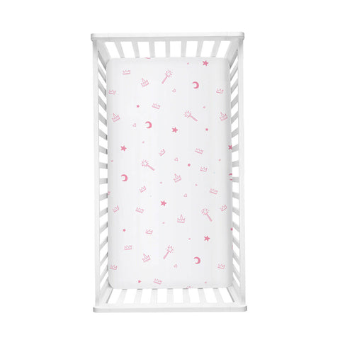 2 Cotbed Fitted Sheets 140x70 cm
