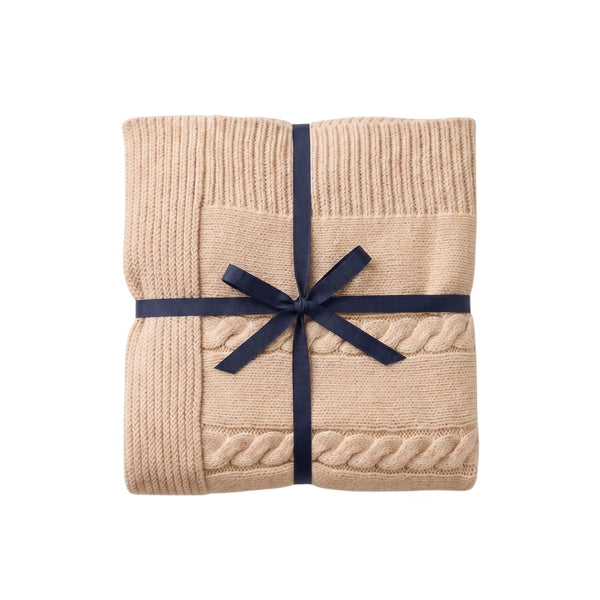 Breathable Knit Blanket Beige