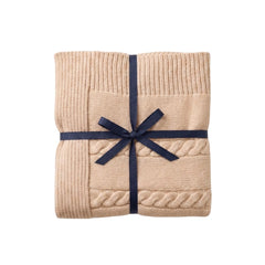 Breathable Knit Blanket Beige