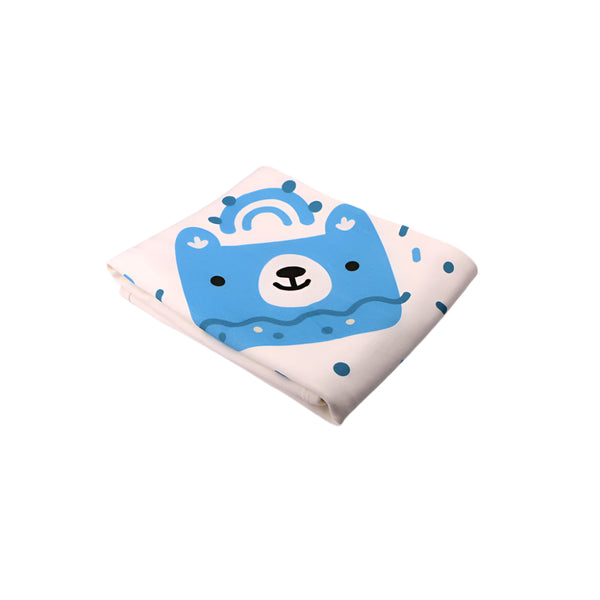 Blue Bear Hooded Blanket