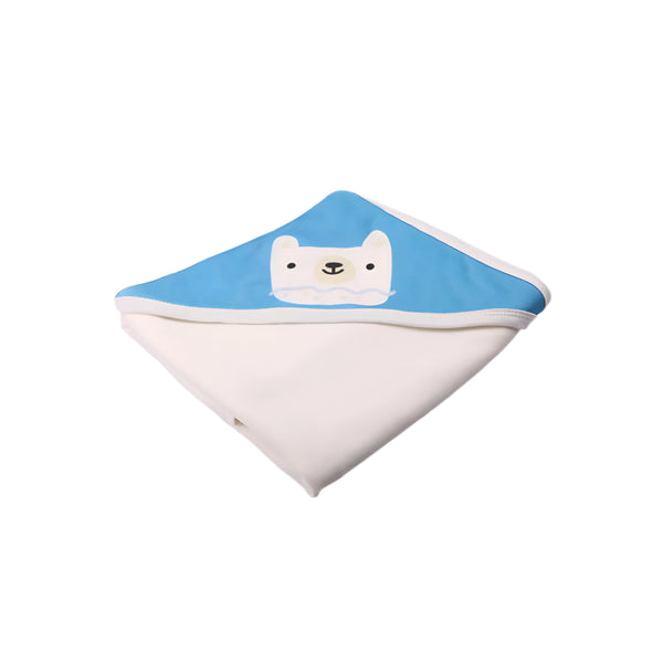 Blue Bear Hooded Blanket