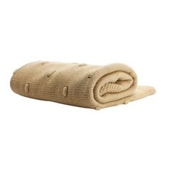 Beige Knitted Blanket