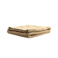 Beige Knitted Blanket