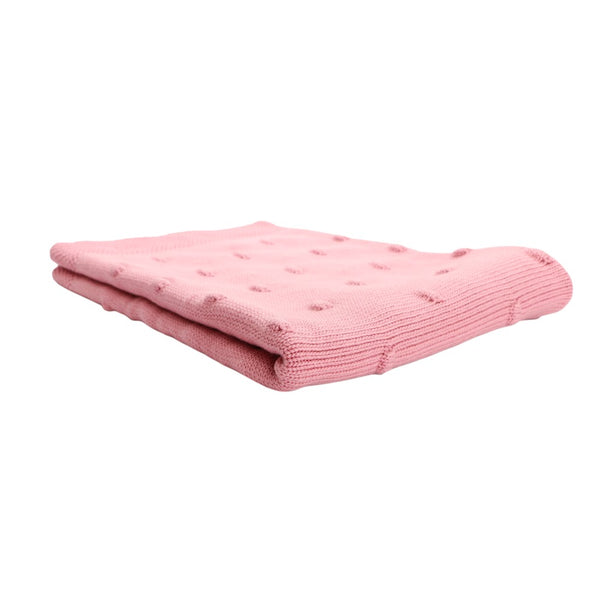 Pink Knitted Blanket