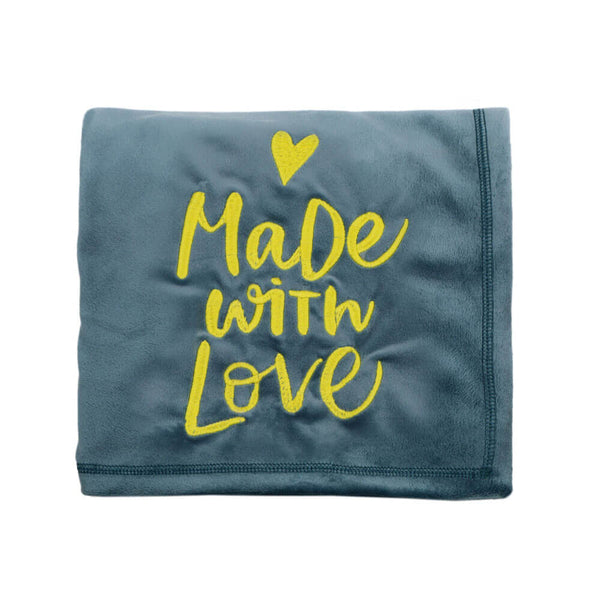 Mamas Embroidery Blanket Love