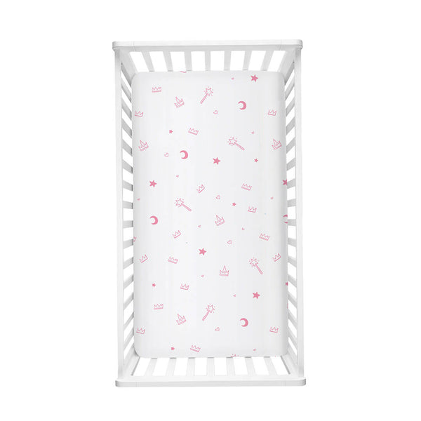 2 Cotbed Fitted Sheets 140x70 cm