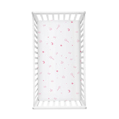 2 Cotbed Fitted Sheets 120x60 cm