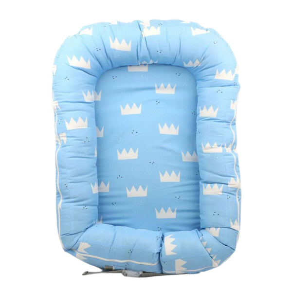 Sleepy Nest Blue Crowns