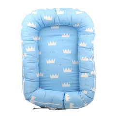 Sleepy Nest Blue Crowns