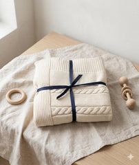 Breathable Knit Blanket Beige