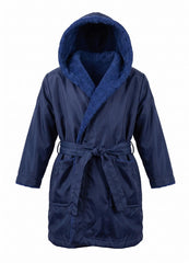 Plain Bath Robe Dark Blue (10-12)