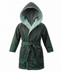 Plain Bath Robe Green (10-12)