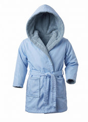 Plain Bath Robe Light Blue (10-12)
