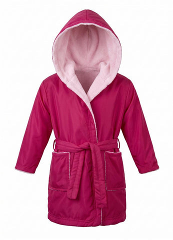 Plain Bath Robe Fuchsia (8-10)