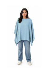 360 Nursing Cover Poncho Baby Blue