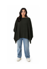 360 Nursing Cover Poncho Black
