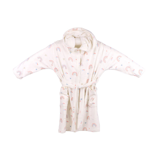 Winter Robe Pink Rainbows