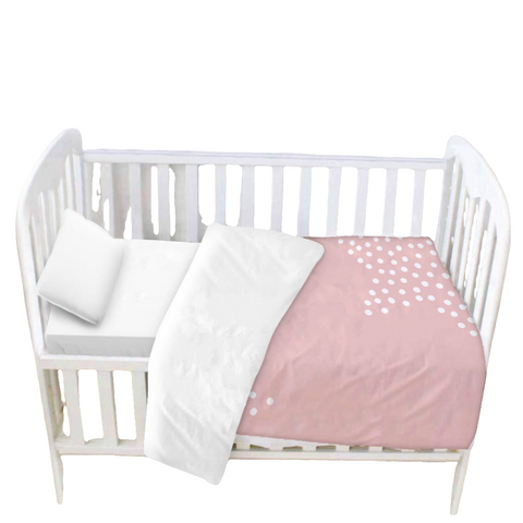 Bed Cover Pink Stars
