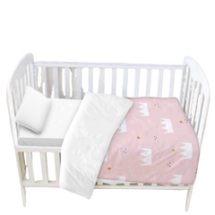 Bed Cover Pink Crowns