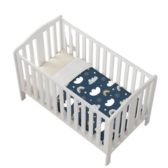 Blue Clouds Bed Cover