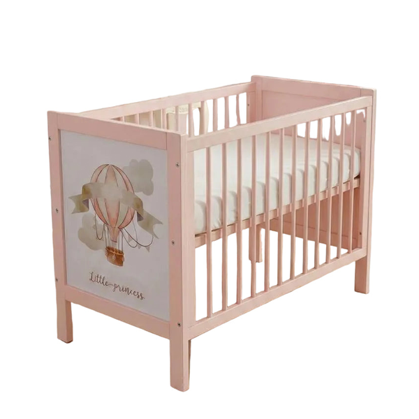 Vinyl Bars Bed 60*120 Pink