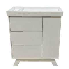 White Changing Dresser