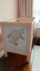 Vinyl Bars Bed 60*120 Pink