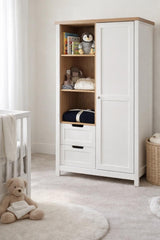 Wardrobe White & Wooden