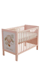 Vinyl Bars Bed 60*120 Pink