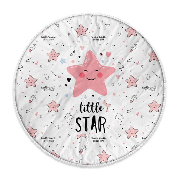 Little Star Play Mat Pink