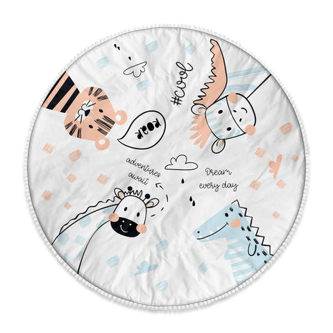 Animals Playing Mat