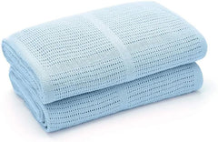 Blue Cotton Blanket