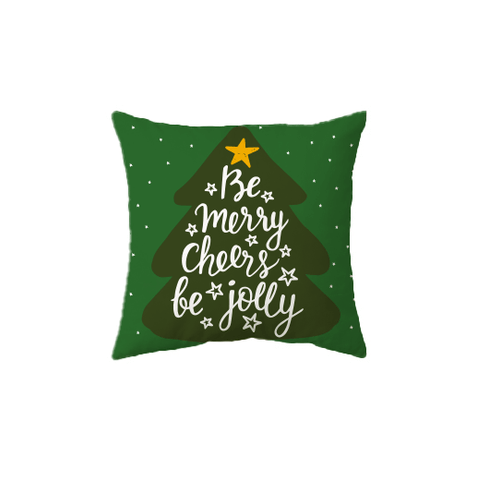 Green Christmas Pillow