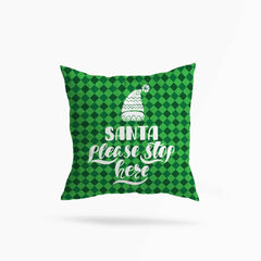 Green Christmas Pillow