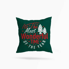 Green Christmas Pillow