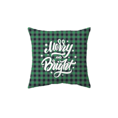 Green Christmas Pillow