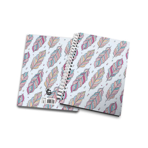 Feathers Spiral Notebook