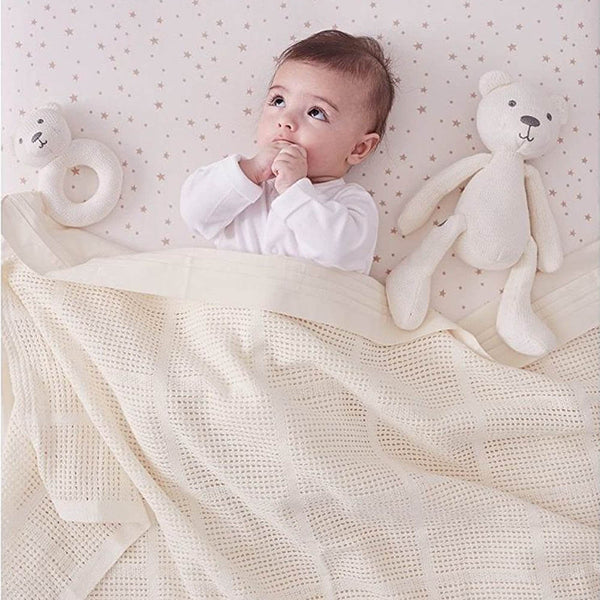 Cellular Cotton Blanket