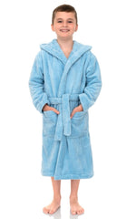 Blue Fleece Robe