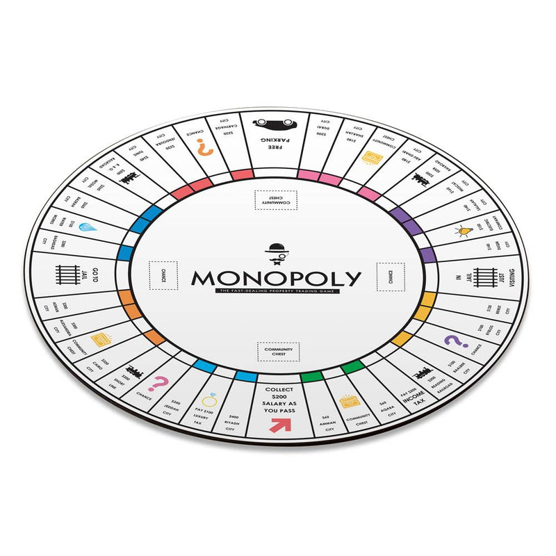 Wooden Monopoly Board