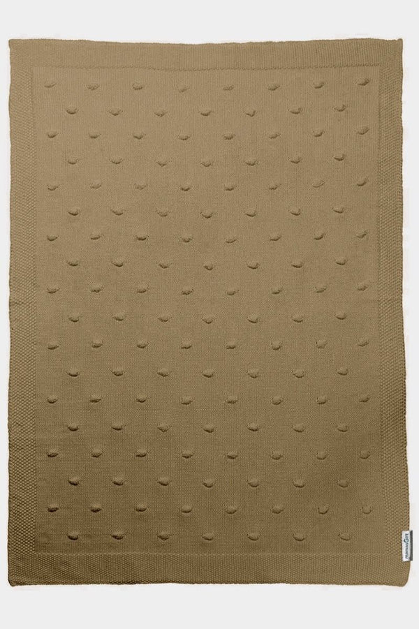 Beige Knitted Blanket