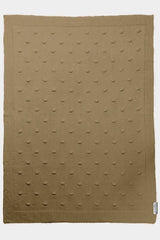 Beige Knitted Blanket